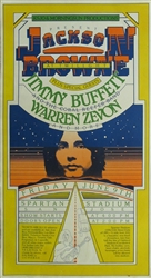 Jackson Browne And Warren Zevon And Jimmy Buffett Original Concert Poster
Vintage Rock Poster
Spartan Stadium