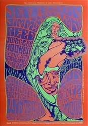 Jefferson Airplane And Jimmy Reed Original Concert Poster
Vintage Rock Poster
Fillmore
Winterland
