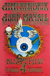 Jimi Hendrix Original Concert Poster
Rick Griffin