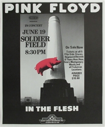 Pink Floyd Concert Poster
Vintage Rock Concert Poster
Soldier Field