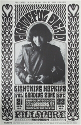 Grateful Dead And Lightning Hopkins Original Concert Poster
Vintage Rock Concert Poster
Jerry Garcia