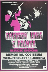 Emerson Lake and Palmer Original Concert Poster