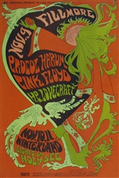 Pink Floyd and Big Brother And The Holding Company Original Concert Poster
Vintage Rock Poster
Fillmore