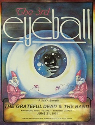 The 3rd Eyeball Grateful Dead and the Band Original Concert Poster