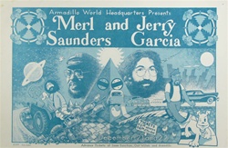 Merl Saunders and Jerry Garcia Original Concert Poster