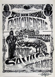 The New Improved Psychedelic Shop Original Art Show Poster
The Jook Savages Poster