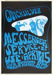 Quicksilver Messenger Service Original Concert Poster
Vintage Rock Poster