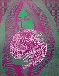 Conqueroo and Congress of Wonders Original Texas Concert Poster