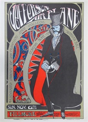 Jefferson Airplane Edwardian Ballroom Original Concert Poster