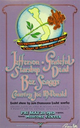 Grateful Dead/Jefferson Starship Original Concert Poster