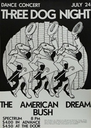 Three Dog Night Original Concert Poster