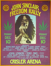 John Sinclair Freedom Rally with John Lennon Original Concert Poster
Gary Grimshaw