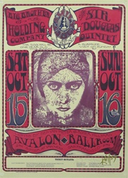 Big Brother and the Holding Company Original Concert Poster
Avalon Ballroom
Stanley Mouse
Alton Kelley