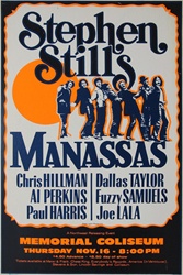 Stephen Stills Original Concert Poster