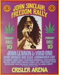 John Sinclair Freedom Rally with John Lennon Original Concert Poster
Gary Grimshaw