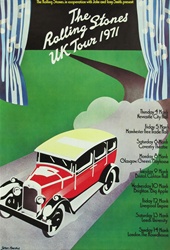 Rolling Stones Original U.K. Tour Poster
