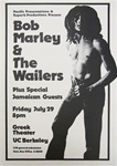 Bob Marley And The Wailers Original Concert Poster
Vintage Rock Poster