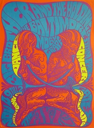 Moby Grape And Big Brother And The Holding Company At The Ark Original Concert Poster
Vintage Rock Poster