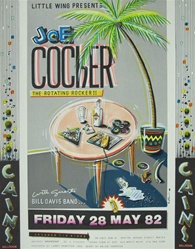 Joe Cocker At The Cain's Ballroom Original Concert Poster
Vintage Rock Poster