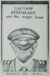 Captain Beefheart Original Concert Poster
Vintage Rock Poster
Armadillo