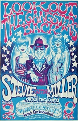 Steve Miller At The Austin Municipal Auditorium Original Concert Poster
Vintage Rock Poster