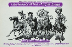 New Riders Of The Purple Sage At The Armadillo World Headquarters Original Concert Poster
Vintage Rock Poster