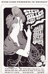 Steve Miller Blues Band Grande Ballroom Original Concert Postcard
Vintage Rock Poster