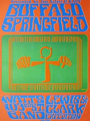 Buffalo Springfield At The Earl Warren Showgrounds Original Concert Poster
Vintage Rock Poster