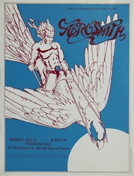 Aerosmith at Freedom Hall Original Concert Poster
Vintage Rock Poster