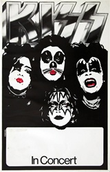 Kiss Original Concert Poster
Vintage Rock Poster