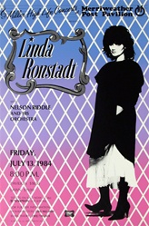 Linda Ronstadt Original Concert Poster
Vintage Rock Poster