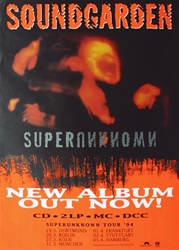 Soundgarden Original German Tour Poster
Vintage Rock Poster