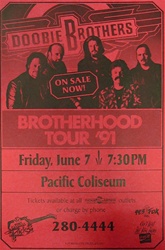 Doobie Brothers Original Concert Poster/Flyer
Vintage Rock Poster