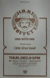 Jimmy Buffett And The Coral Reefer Band Original Concert Poster
Vintage Rock Poster