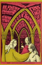 Pink Floyd and Big Brother And The Holding Company Original Concert Postcard
Vintage Rock Poster
Fillmore