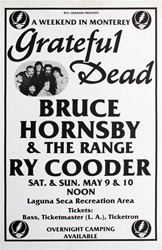 Grateful Dead And Bruce Hornsby & The Range Original Concert Poster
Vintage Rock Poster
