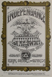Independance Quicksilver Messenger Service Original Concert Poster
Vintage Rock Poster
Family Dog