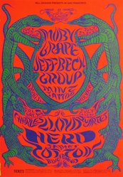 Moby Grape And Jeff Beck Group Original Concert Poster
Vintage Rock Concert Poster
Lee Conklin