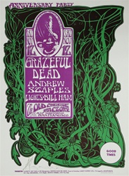 Old Cheese Factory: Grateful Dead And Andrew Staples Original Concert Poster
Vintage Rock Concert Poster
Mouse and Kelley