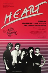 Heart And Eddie Money Original Concert Poster
Vintage Rock Poster