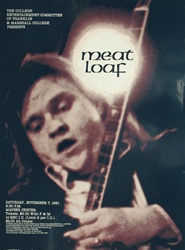 Meat Loaf Original Concert Poster
Vintage Rock Poster