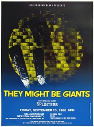 They Might Be Giants Original Concert Poster
Vintage Concert Poster