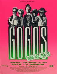 Go Gos Original Concert Poster
Vintage Concert Poster
