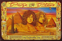 Jimmy Page And Robert Plant Original Concert Poster
Vintage Rock Concert Poster
Led Zeppelin