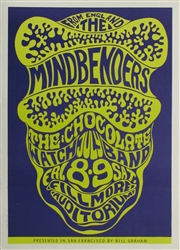 The Mindbenders And The Chocolate Watchband Original Concert Poster
Original Concert Poster 
Wes Wilson