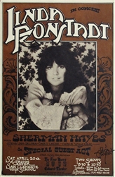 Linda Ronstadt Original Concert Poster
Vintage Rock Poster
Rick Griffin