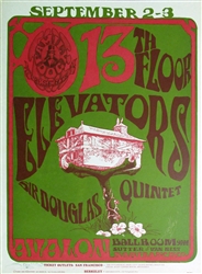 13th Floor Elevators And Sir Douglas Quintet Original Concert Poster
Vintage Rock Poster
Family Dog