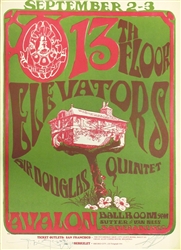 13th Floor Elevators And Sir Douglas Quintet Original Concert Poster
Vintage Rock Poster
Family Dog