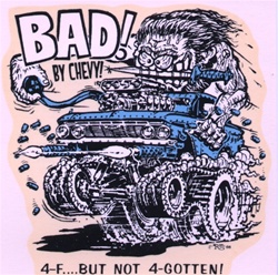 Ed Big Daddy Roth Original Vintage Water slide Decal