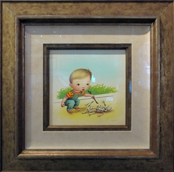 Mark Ryden Little Boy With Skull Original Painting, Framed
Lowbrow
Lowbrow Artwork
Pop Surrealism